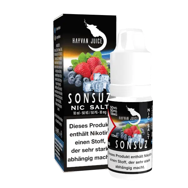 HAYVAN JUICE NIC SALT | 10 ML | 18 MG NIKOTIN | ABSOLUT FRISCH SONSUZ-NIKOTINSALZ-HAYVAN-JUICE-18MG