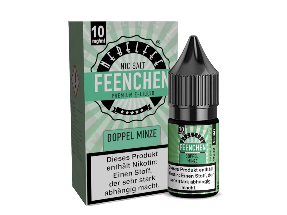 NEBELFEE FEENCHEN | NIC SALT | 10 ML | 0, 10, 20 MG | STARK NACHGEFRAGT NEBELFEE-NICSALT-DOPPEL-MINZE-10MG