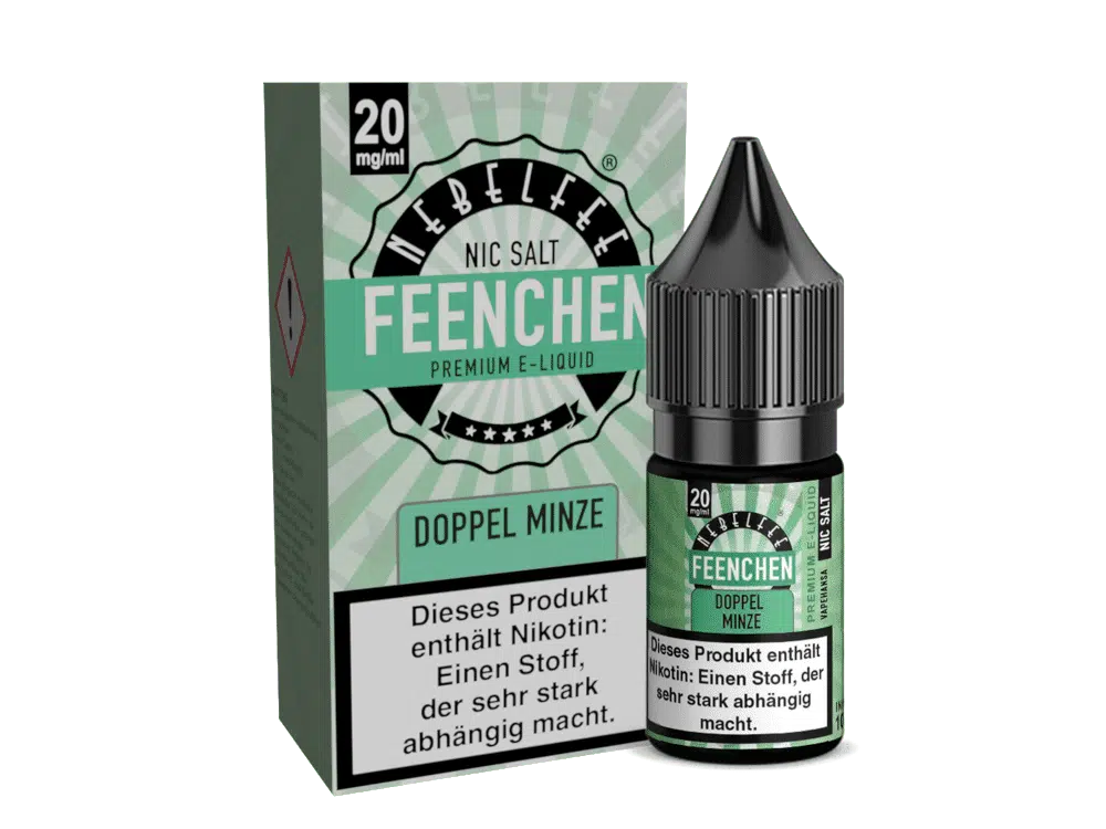 NEBELFEE FEENCHEN | NIC SALT | 10 ML | 0, 10, 20 MG | STARK NACHGEFRAGT NEBELFEE-NICSALT-DOPPEL-MINZE-20MG