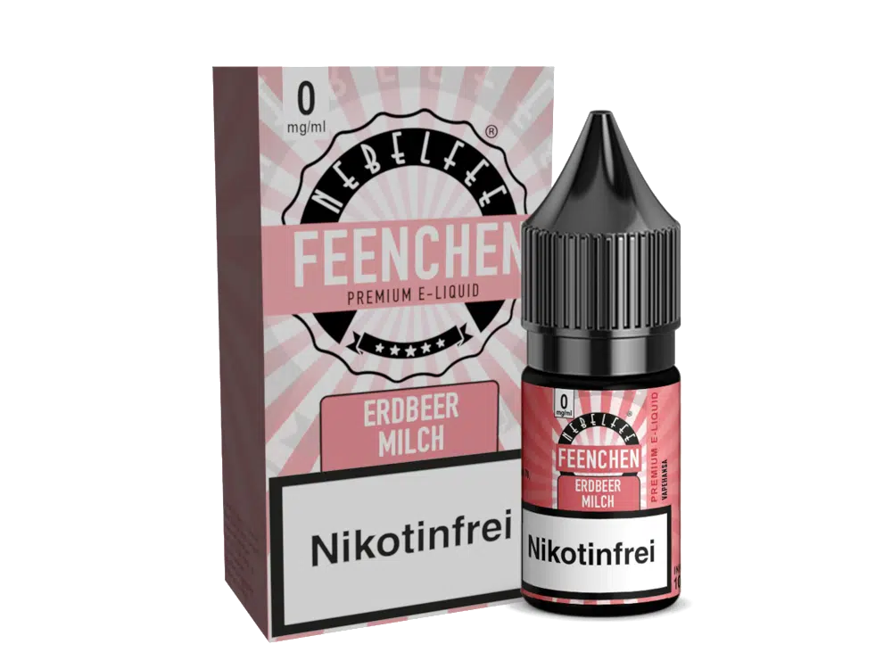 NEBELFEE FEENCHEN | NIC SALT | 10 ML | 0, 10, 20 MG | STARK NACHGEFRAGT NEBELFEE-NICSALT-ERDBEER-MILCH-0MG