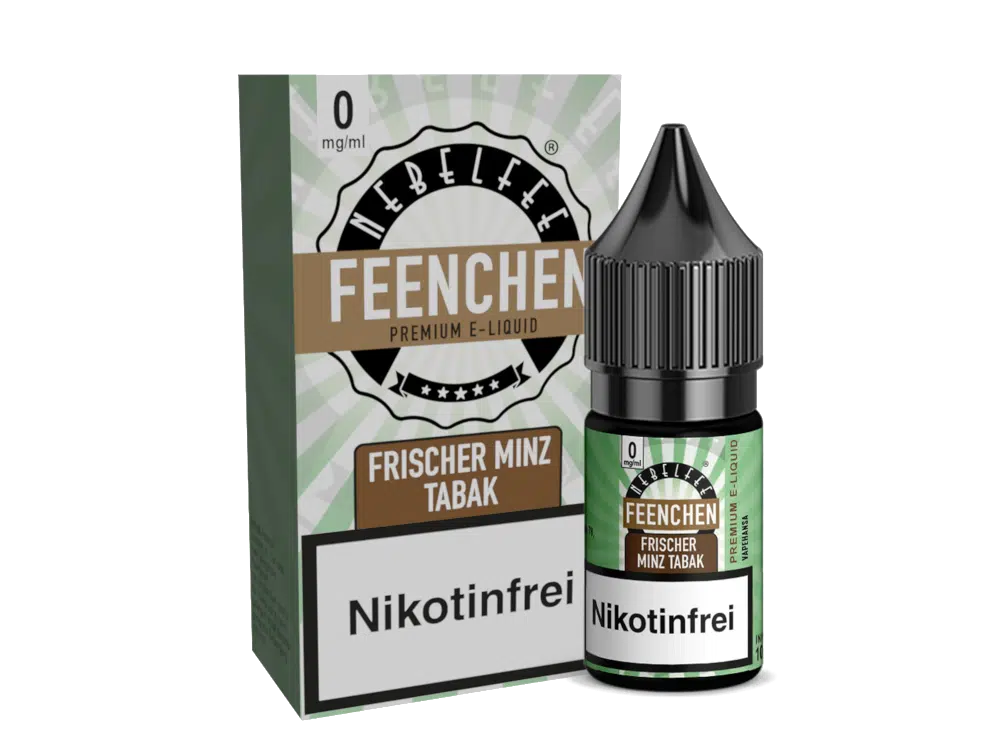 NEBELFEE FEENCHEN | NIC SALT | 10 ML | 0, 10, 20 MG | STARK NACHGEFRAGT NEBELFEE-NICSALT-FRISCHER-MINZTABAK-0MG