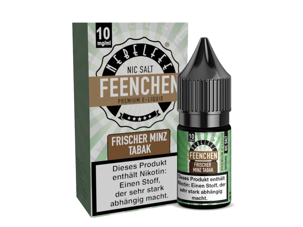 NEBELFEE FEENCHEN | NIC SALT | 10 ML | 0, 10, 20 MG | STARK NACHGEFRAGT NEBELFEE-NICSALT-FRISCHER-MINZTABAK-10MG