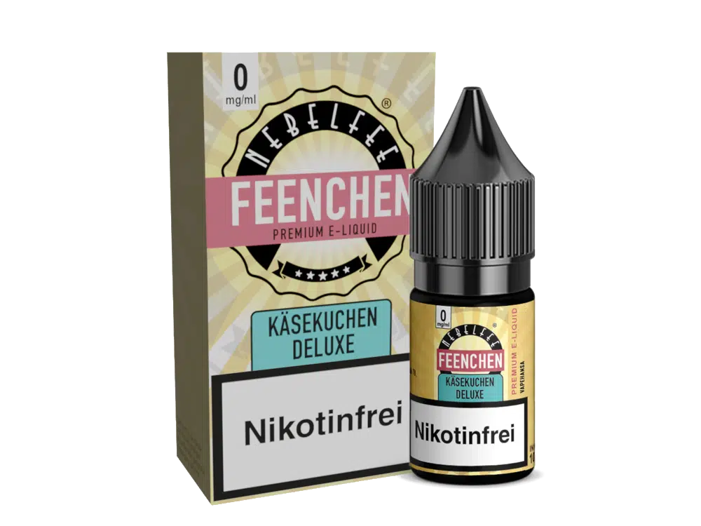 NEBELFEE FEENCHEN | NIC SALT | 10 ML | 0, 10, 20 MG | STARK NACHGEFRAGT NEBELFEE-NICSALT-KAESEKUCHEN-DELUXE-0MG
