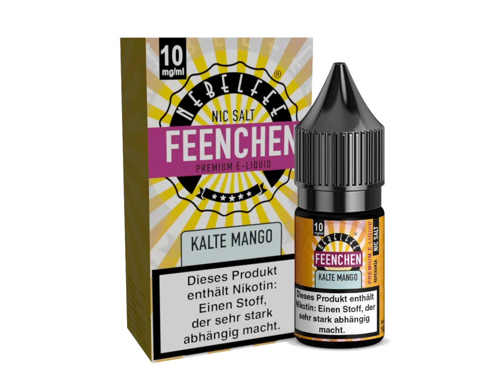 NEBELFEE FEENCHEN | NIC SALT | 10 ML | 0, 10, 20 MG | STARK NACHGEFRAGT NEBELFEE-NICSALT-KALTE-MANGO-10MG