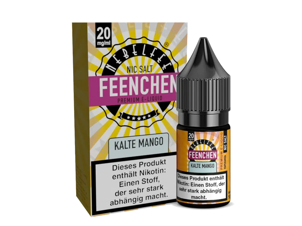 NEBELFEE FEENCHEN | NIC SALT | 10 ML | 0, 10, 20 MG | STARK NACHGEFRAGT NEBELFEE-NICSALT-KALTE-MANGO-20MG