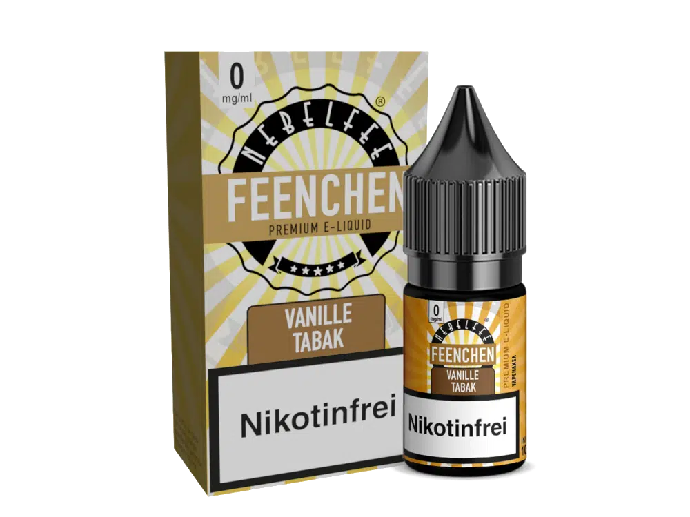 NEBELFEE FEENCHEN | NIC SALT | 10 ML | 0, 10, 20 MG | STARK NACHGEFRAGT NEBELFEE-NICSALT-VANILLE-TABAK-0MG