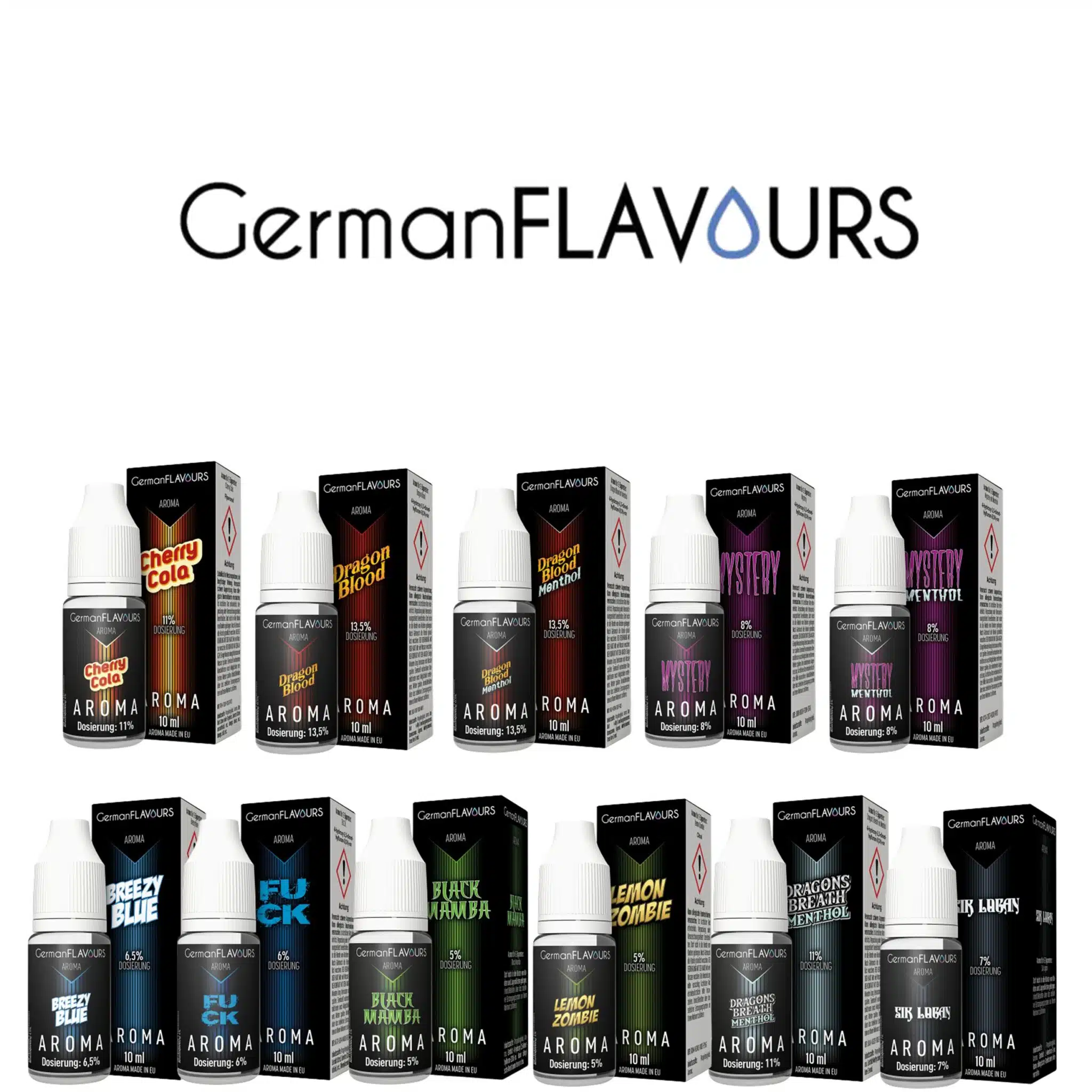 GERMAN FLAVOURS | AROMA 10 ML | HERVORRAGEND GERMAN FLAVOURS | AROMA 10 ML | HERVORRAGEND