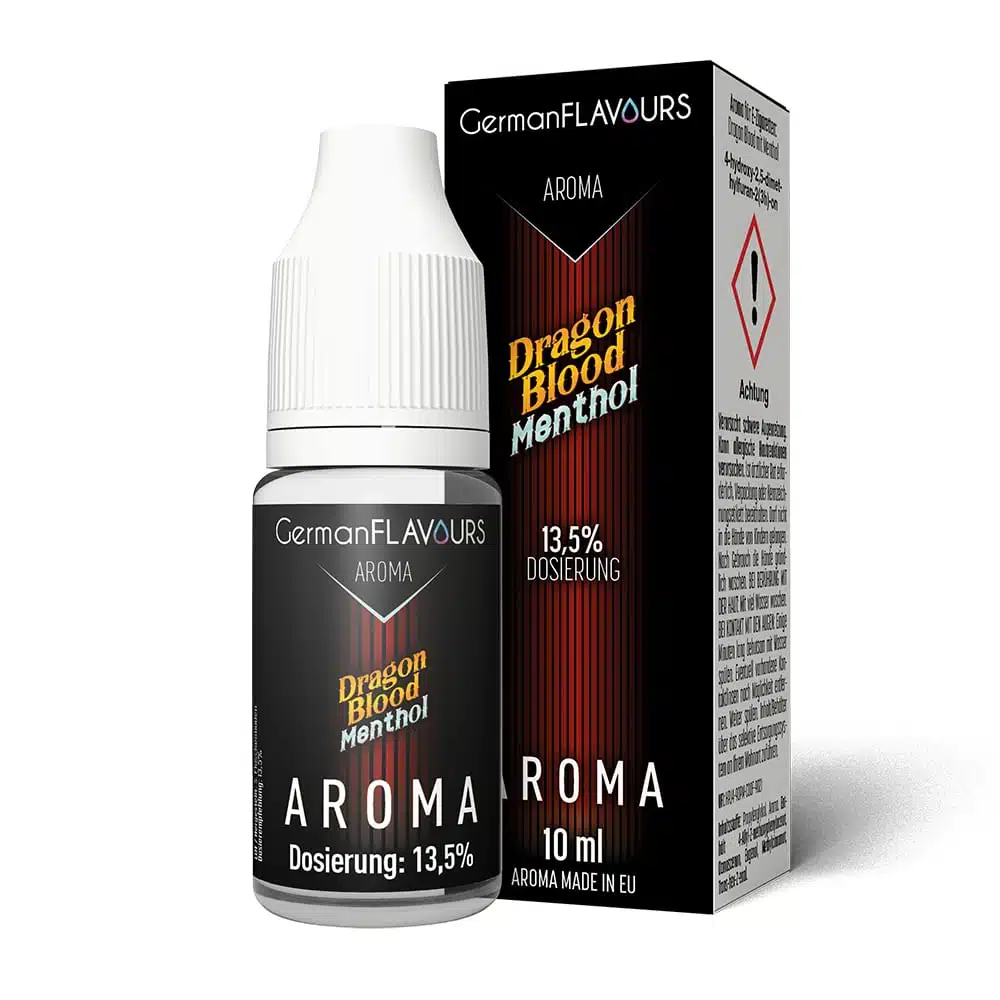 GERMAN FLAVOURS | AROMA 10 ML | HERVORRAGEND GF-DRAGON-BLOOD-MENTHOL-AROMA-10ML
