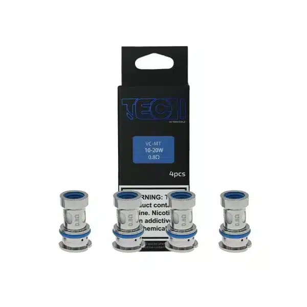 VC TECH MESH COILS | VAPERZ CLOUD | PERFEKT IM GESCHMACK RESISTANCES-VC-TECH-08OHM-4PCS-VAPERZ-CLOUD