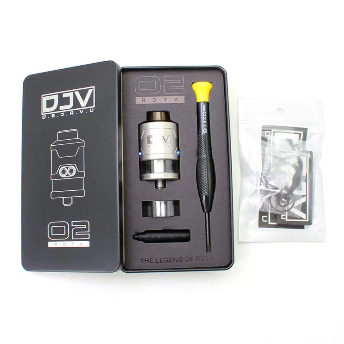 DJV RDTA V2 | BELIEBT UND GENIAL STEAM DREAM_DJV RDTA V2_SILVER